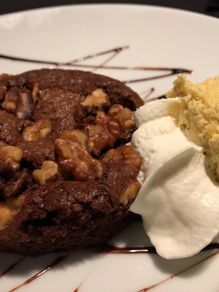 Mira quina pinta té el nostre brownie casolà