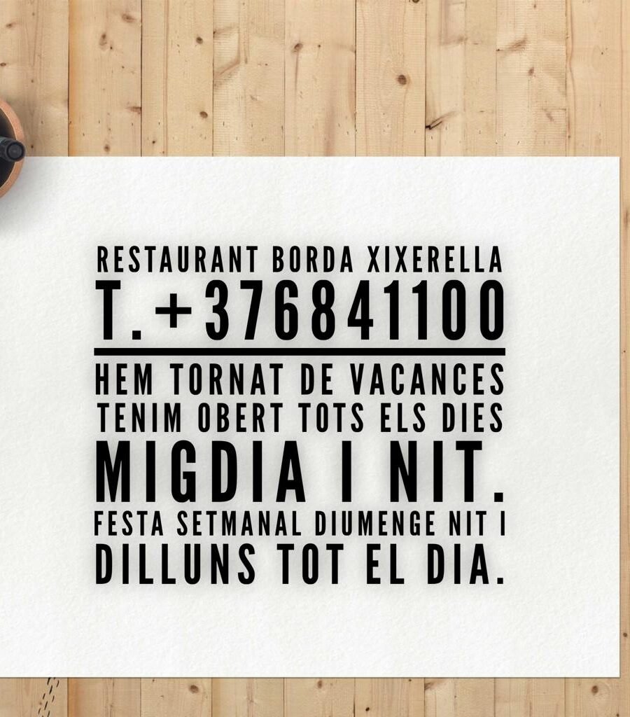 Ja hem tornat de vacances amb les piles ben carregades per oferir-vos el millor de la nostra cuina