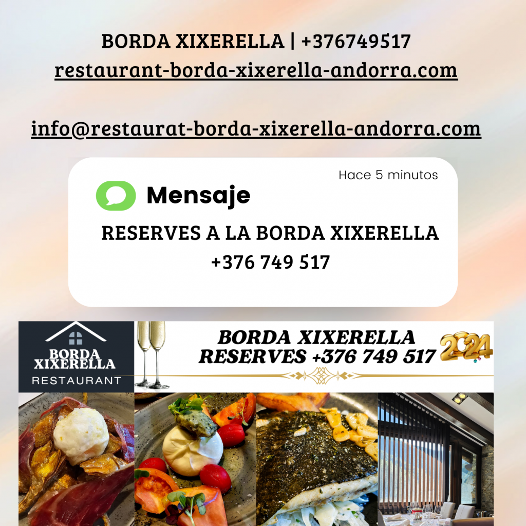 Restaurant de cuina Andorrana | Reserves T.+376749517