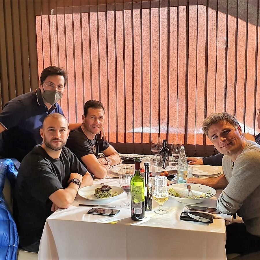 Gràcies, Rubén Xaus, Quique de Lucas i amics per la vostra visita gastronòmica