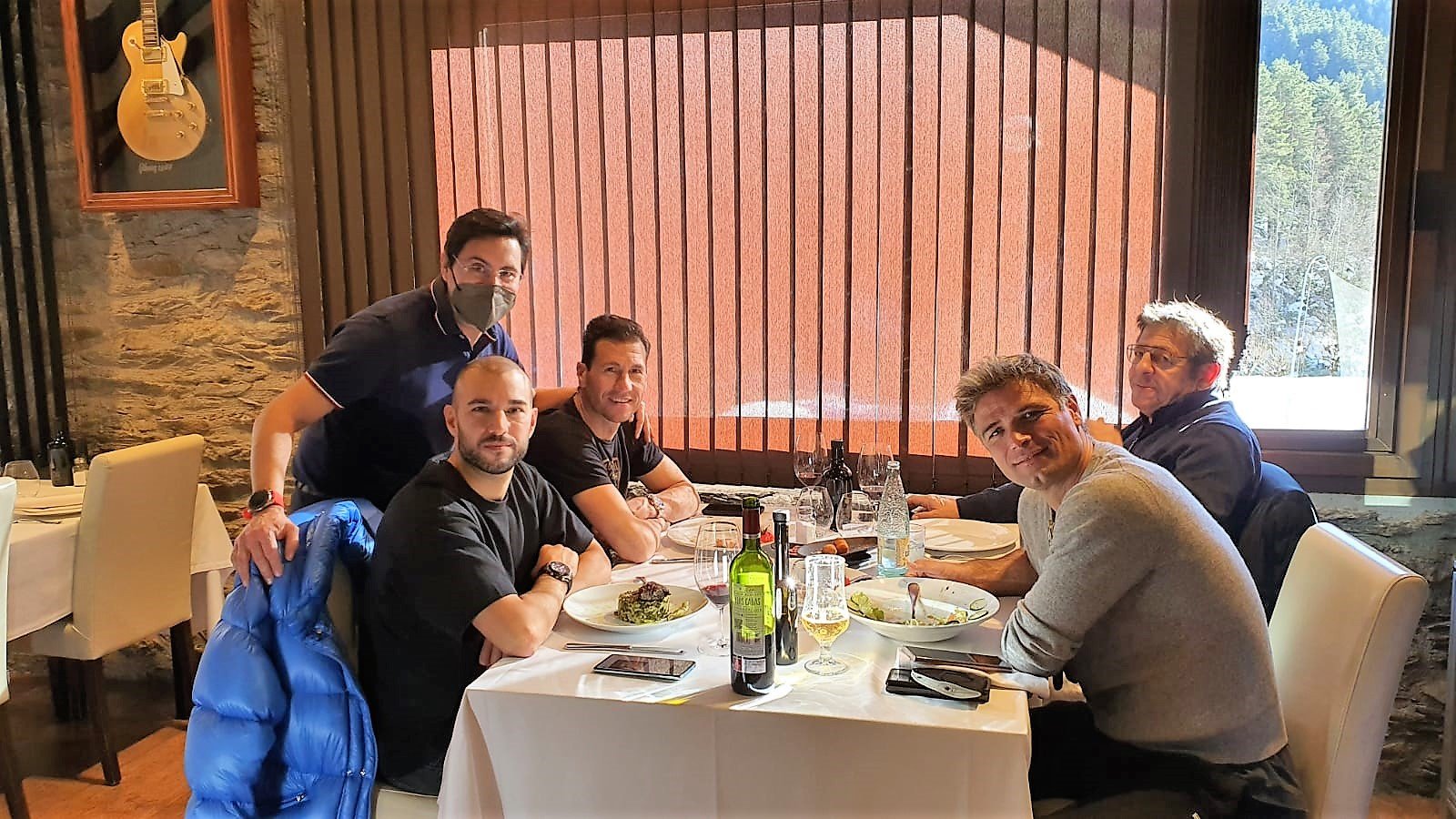 Gràcies, Rubén Xaus, Quique de Lucas i amics per la vostra visita gastronòmica
