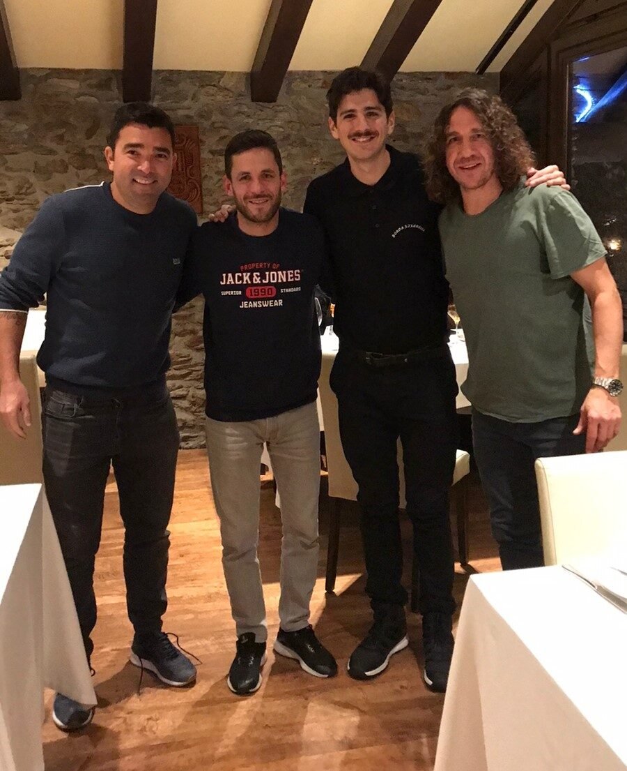 Moltes gràcies @carles5puyol per continuar confiant en la cuina de la Borda Xixerella i per venir amb “Deco”