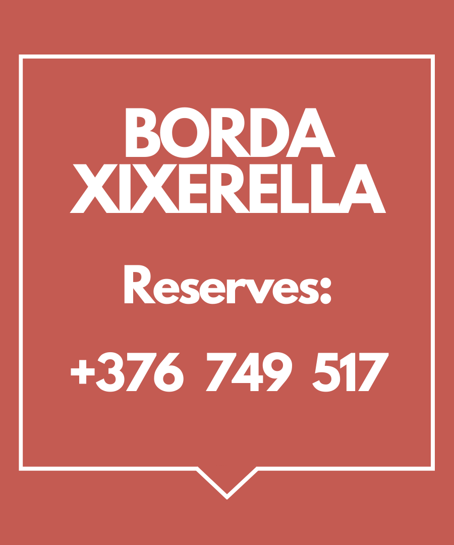 Feliç dia de Meritxell 2023. Reserves T.+376749517 Borda Xixerella | T.+376749517 Borda Típica Andorrana