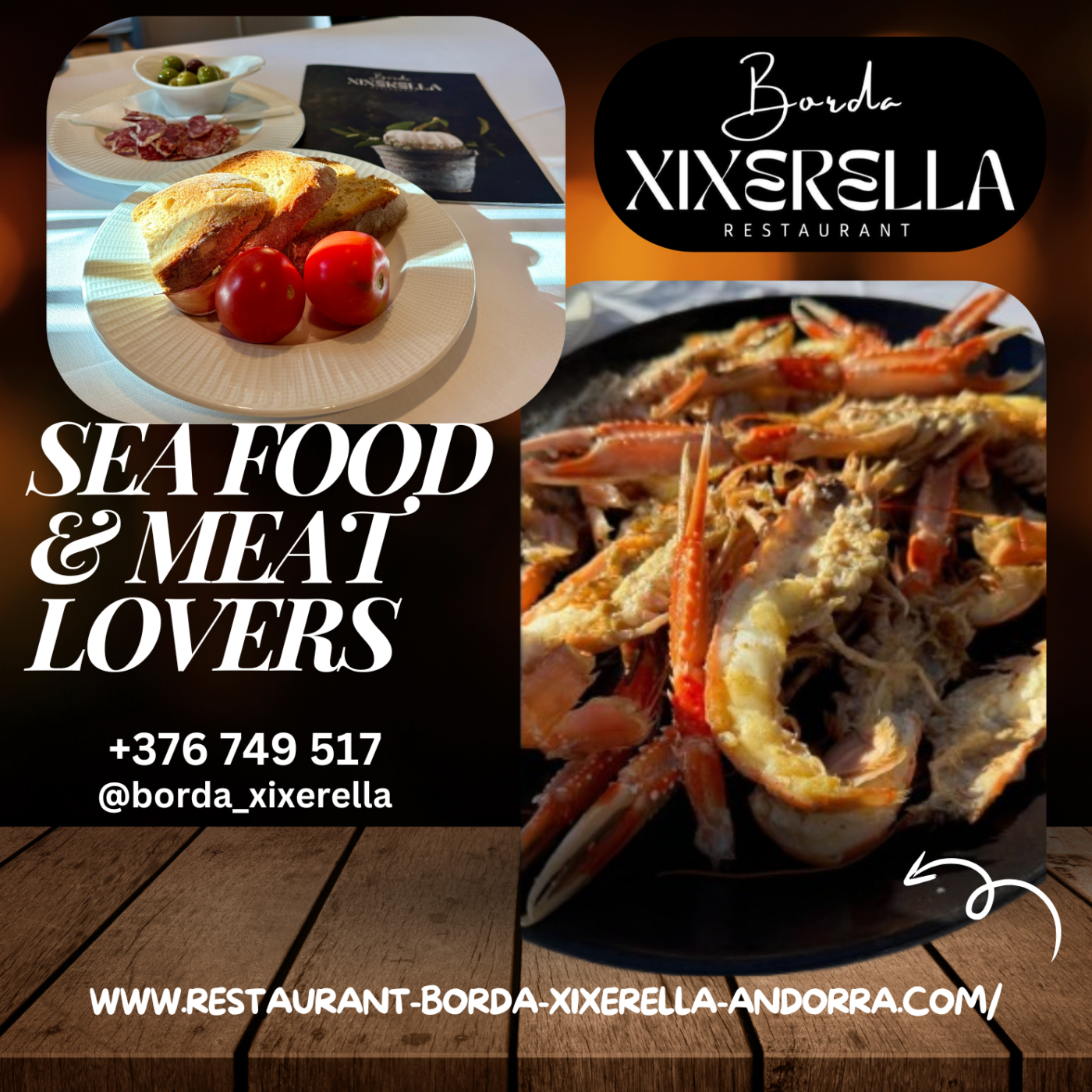Gaudeix d’una experiència gastronòmica completa a Borda Xixerella! 🌟
