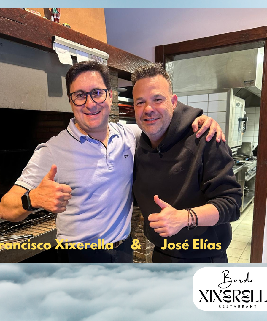 Gràcies, José Elías! 🍴✨Gràcies per la seva visita a la Borda Xixerella. José Elías, destacat empresari i visionari, és el propietari de La Sirena.