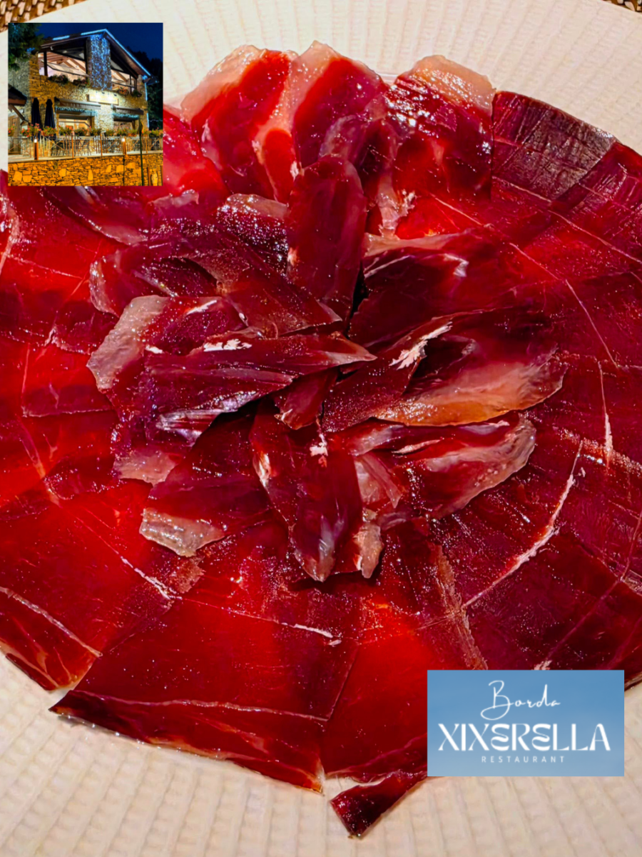 El pernil ibèric de gla de la Borda Xixerella · Una joia que no podem oblidar. Un plat ideal per començar un bon àpat a la nostra Borda.