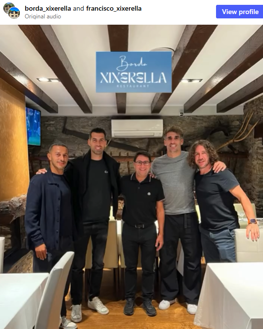 El nostre més sincer agraïment a Carles Puyol, a la periodista Clàudia Salinas i a Mundo Deportivo per fer-se ressò de la visita de grans llegendes del futbol mundial al nostre restaurant.
