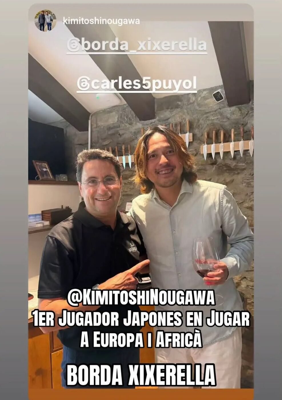 Avui ens ha visitat la llegenda @carles5puyol, acompanyat del seu amic @kimitoshinougawa.